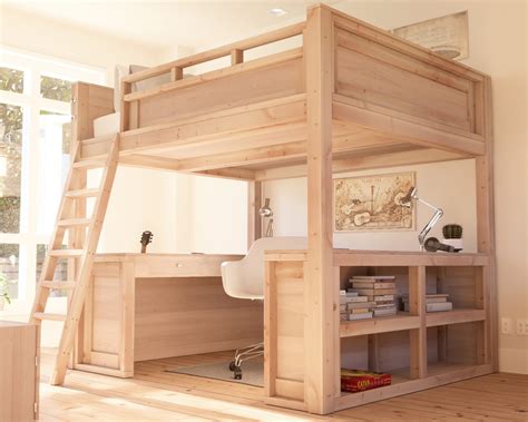 wood loft bed with storage|solid wood loft beds.